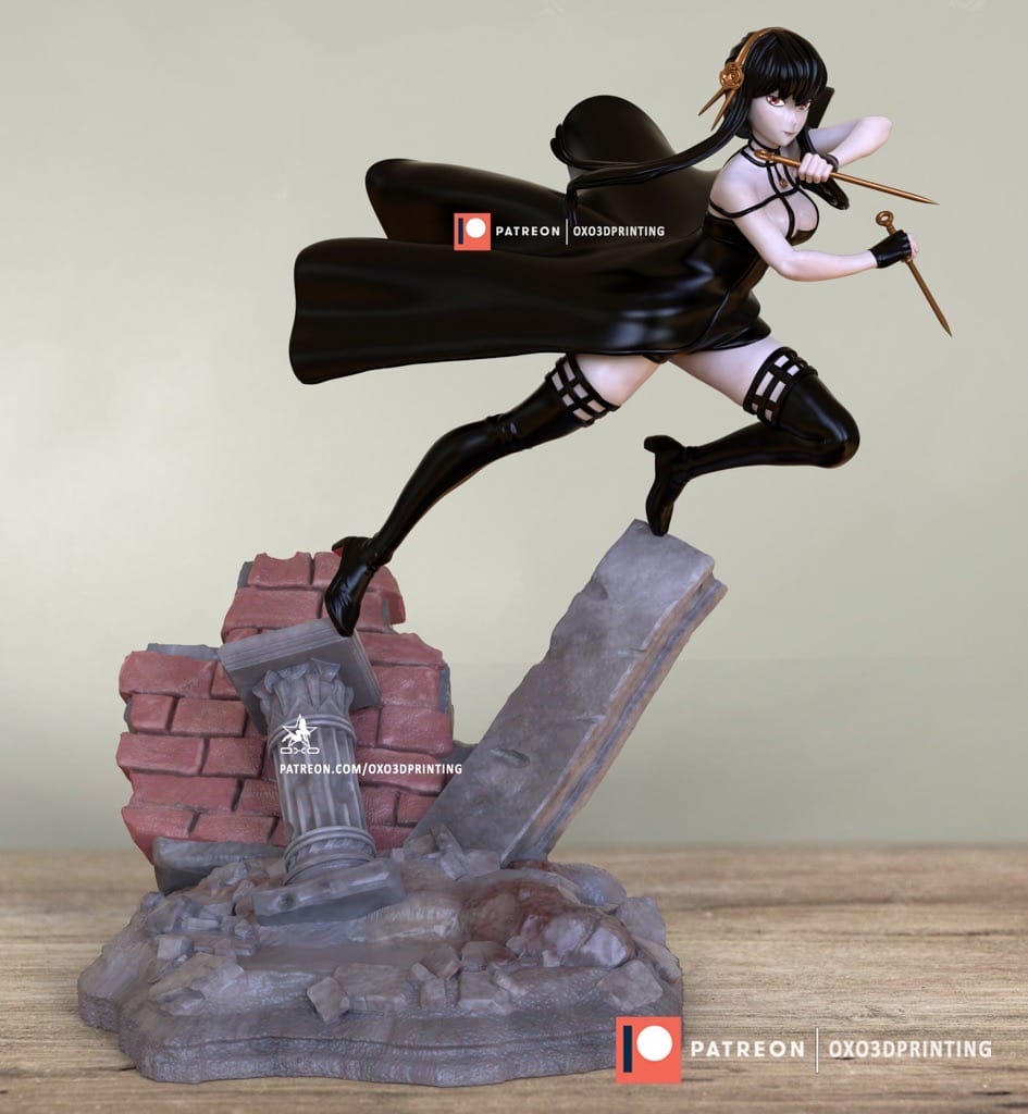 P站图纸印象馆 OXO3D 间谍过家家 约尔·福杰 OXO3D 间谍过家家 约尔·福杰