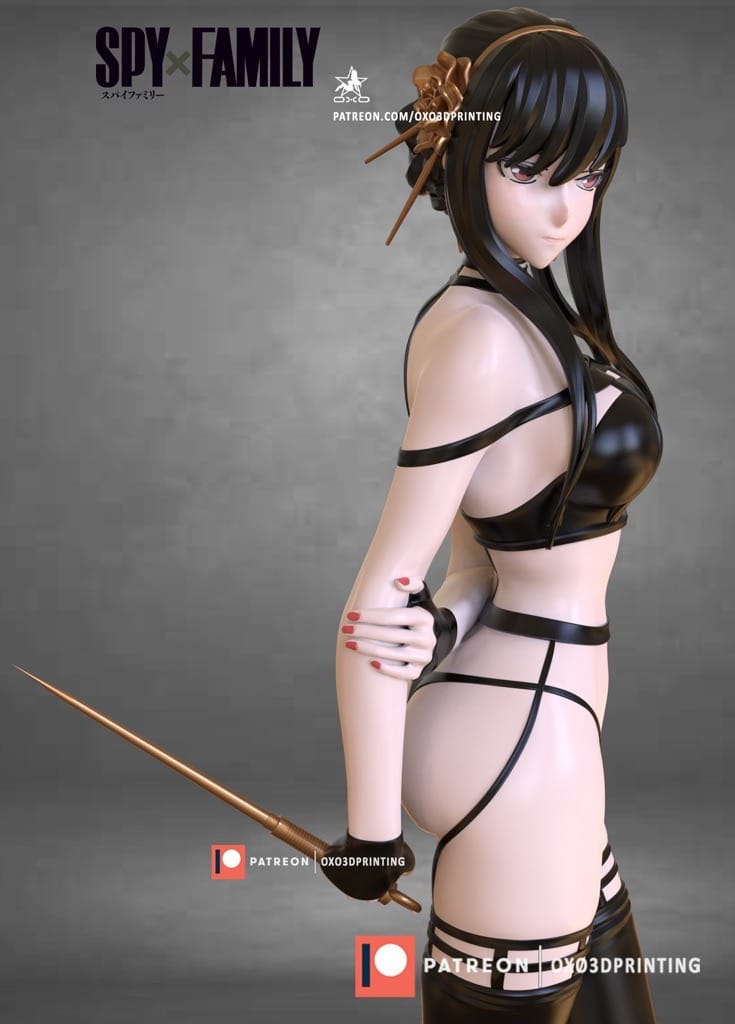 P站图纸印象馆 OXO3D 间谍过家家 约尔·福杰 OXO3D 间谍过家家 约尔·福杰