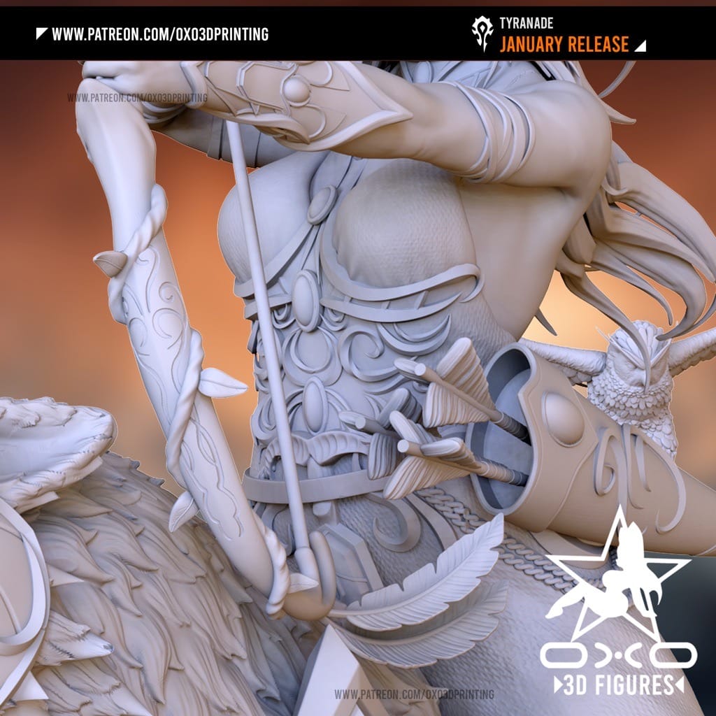 P站图纸印象馆 OXO3D 魔兽世界 泰兰德·语风 OXO3D 魔兽世界 泰兰德·语风