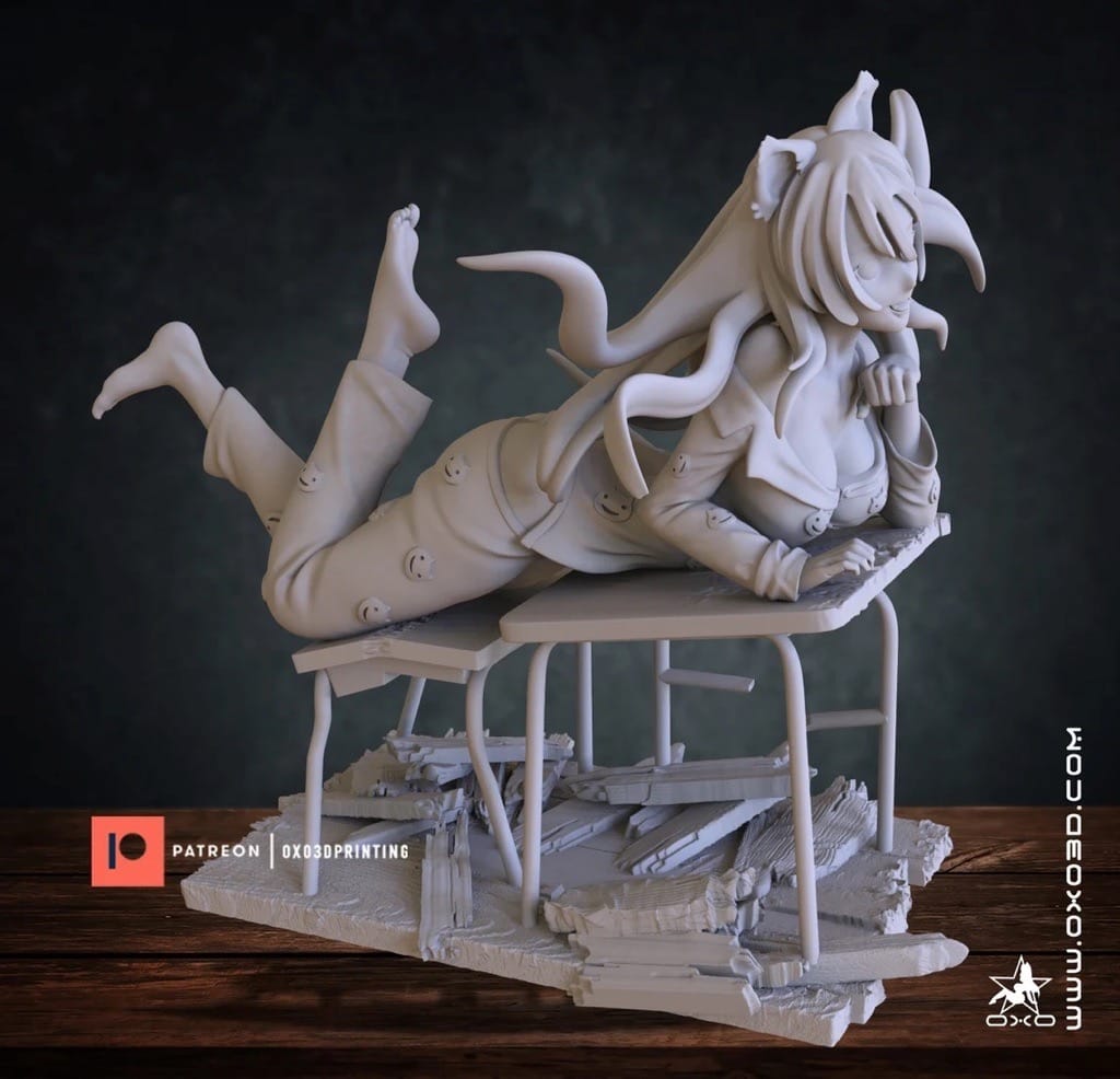 P站图纸印象馆 OXO3D 物语系列 黑羽川 OXO3D 物语系列 黑羽川