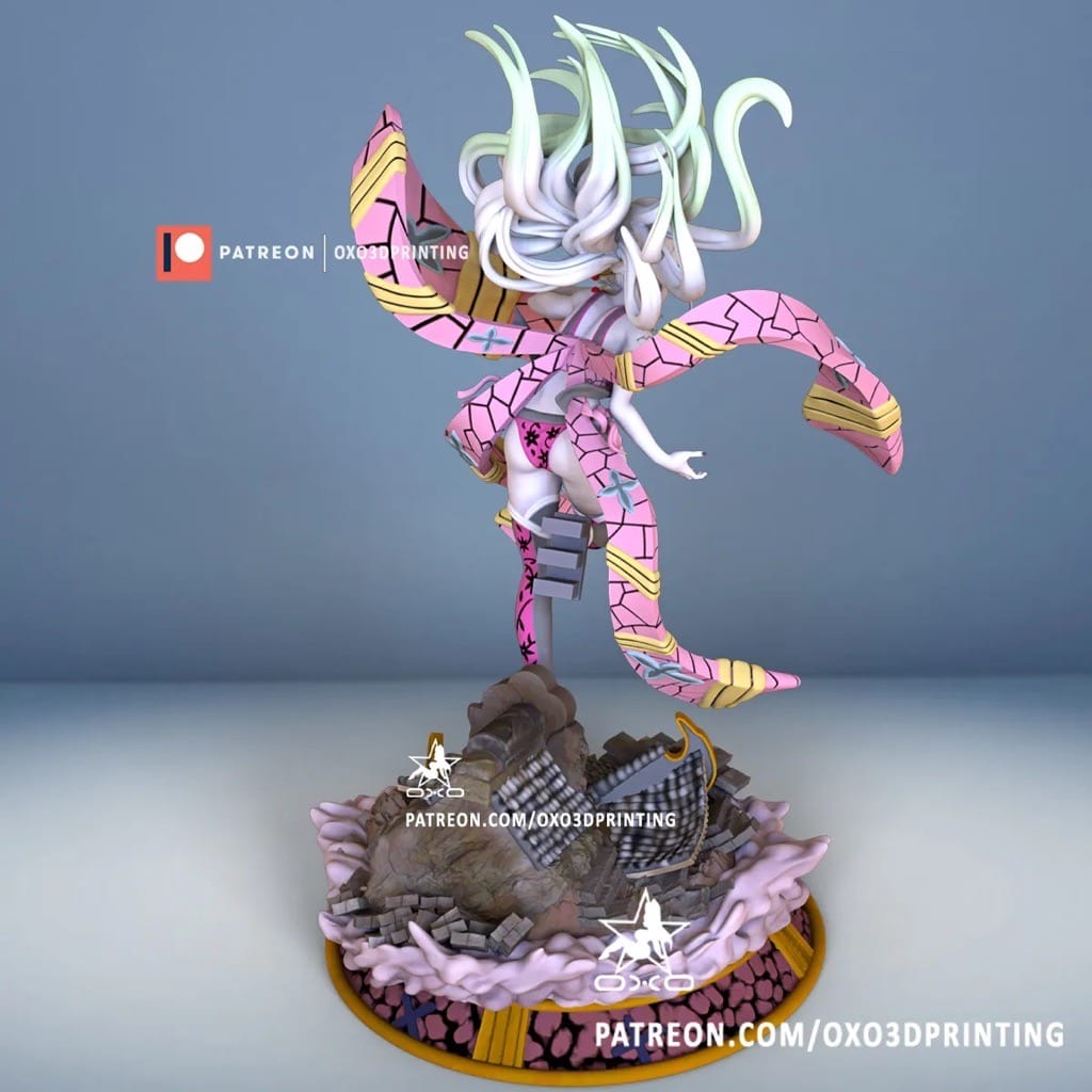 P站图纸印象馆 OXO3D 鬼灭之刃 堕姬 OXO3D 鬼灭之刃 堕姬