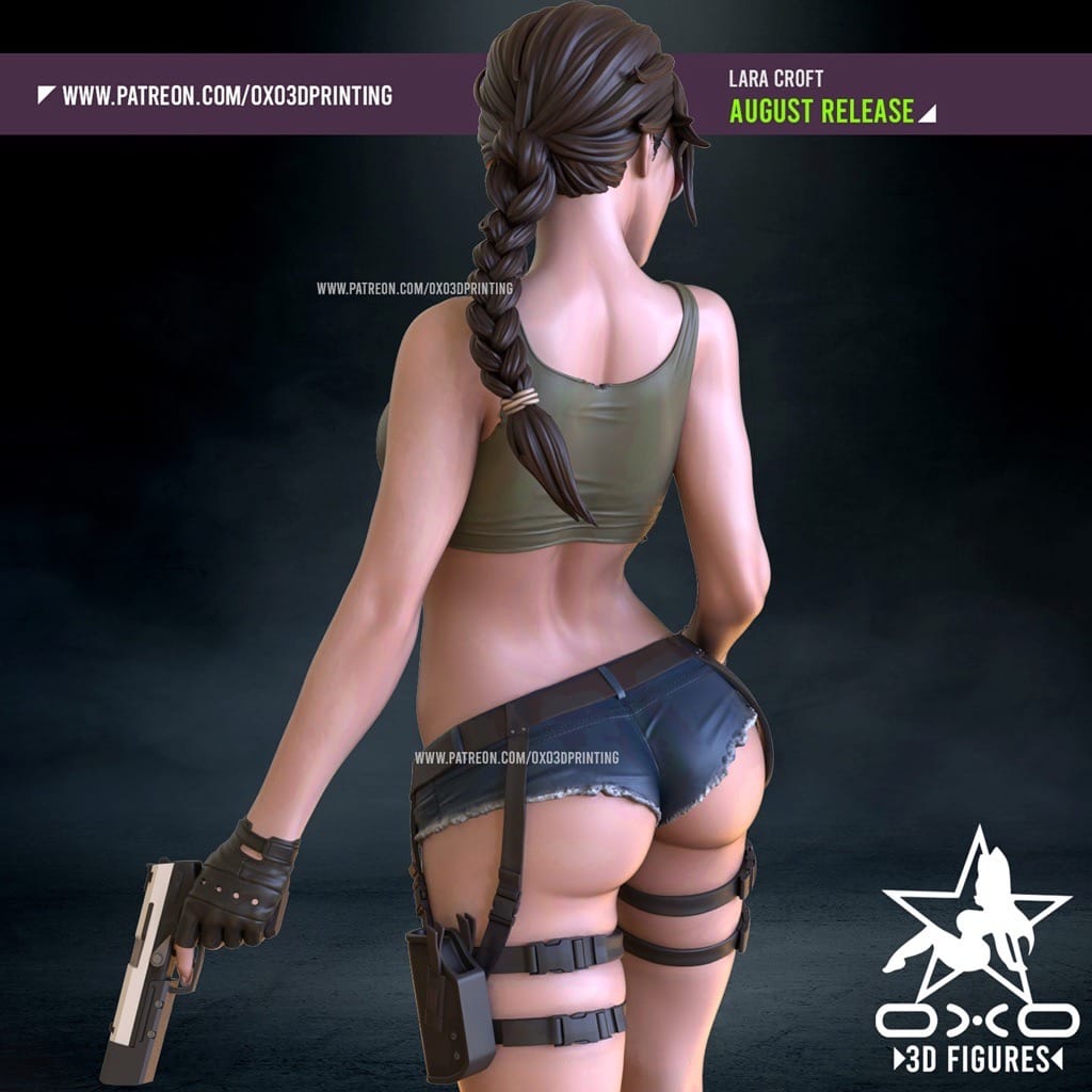 P站图纸印象馆 OXO3D 古墓丽影 劳拉·克劳馥 OXO3D 古墓丽影 劳拉·克劳馥