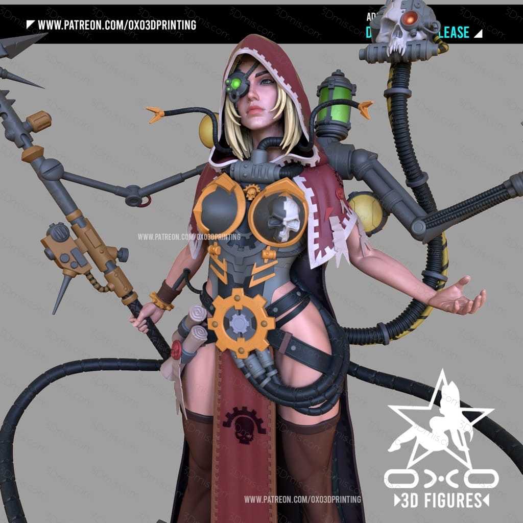 OXO3D 战锤40k 机械教军士