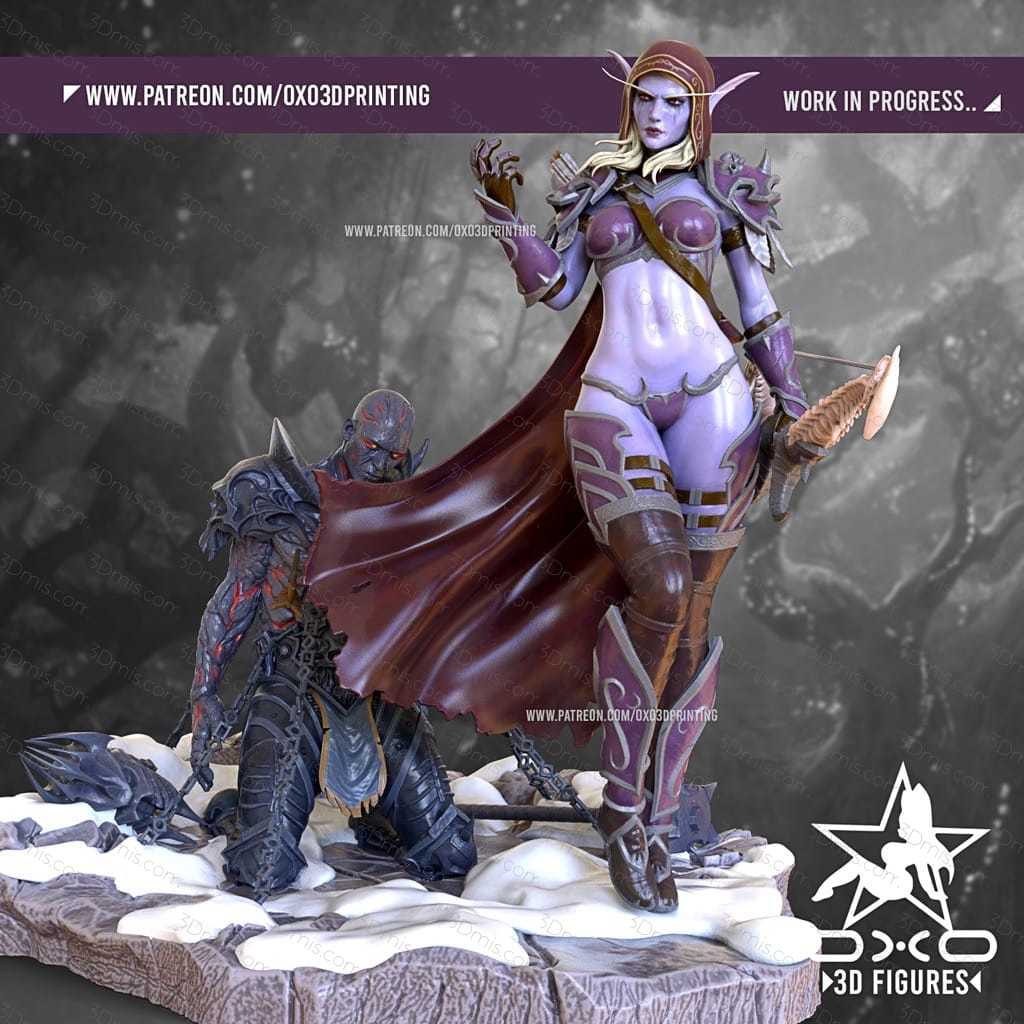 OXO3D 魔兽世界 希尔瓦娜斯·风行者