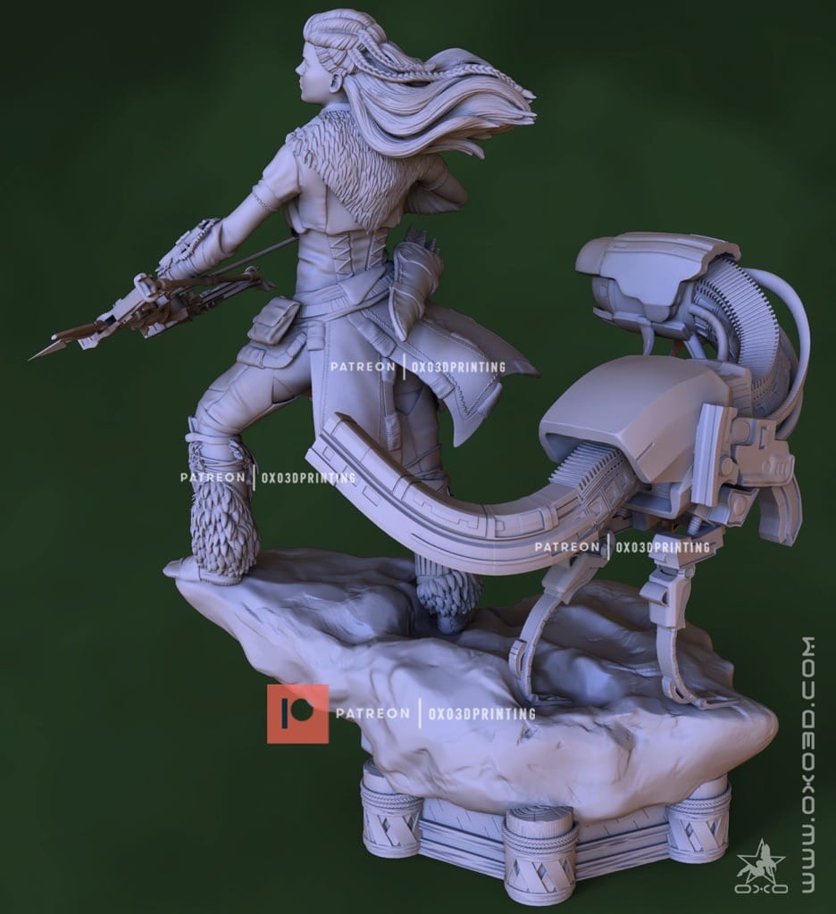 P站图纸印象馆 OXO3D 地平线零之曙光 埃洛伊 OXO3D 地平线零之曙光 埃洛伊