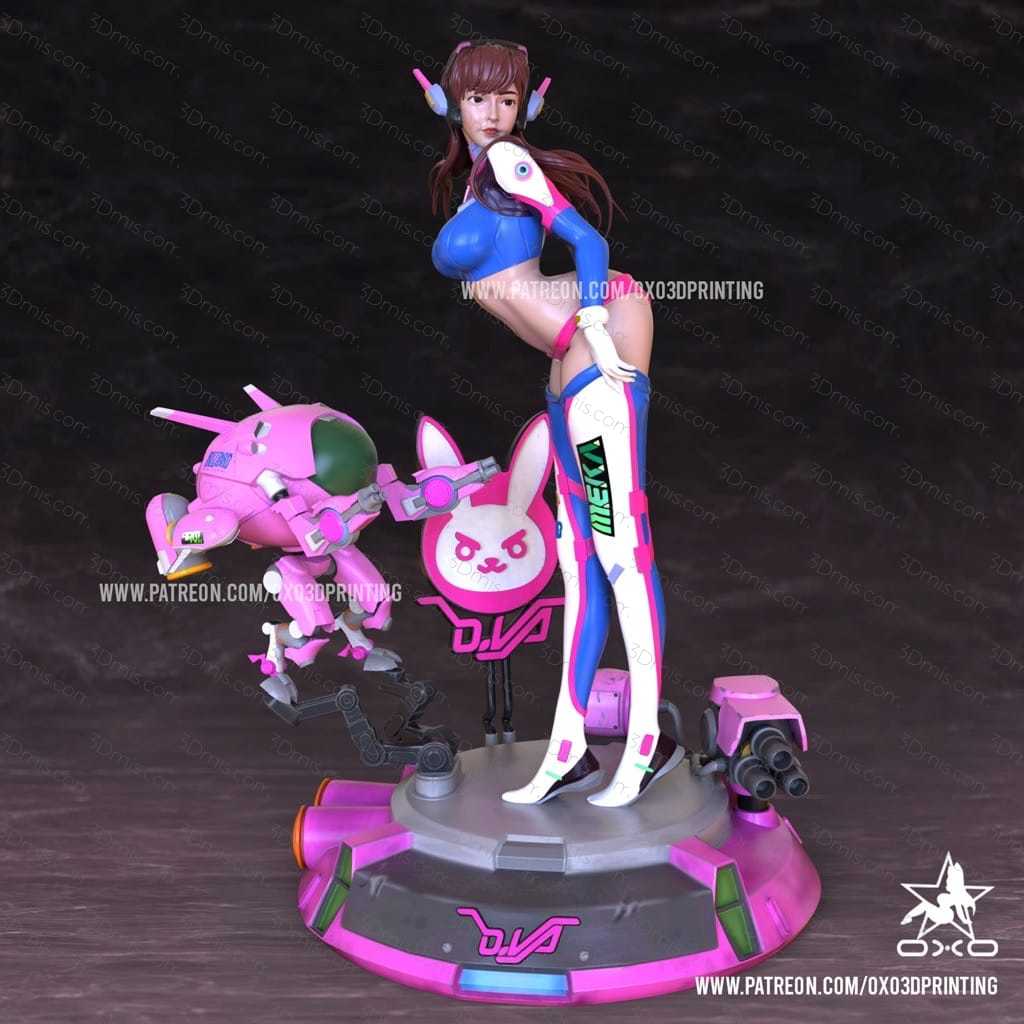 OXO3D 守望先锋 D.Va