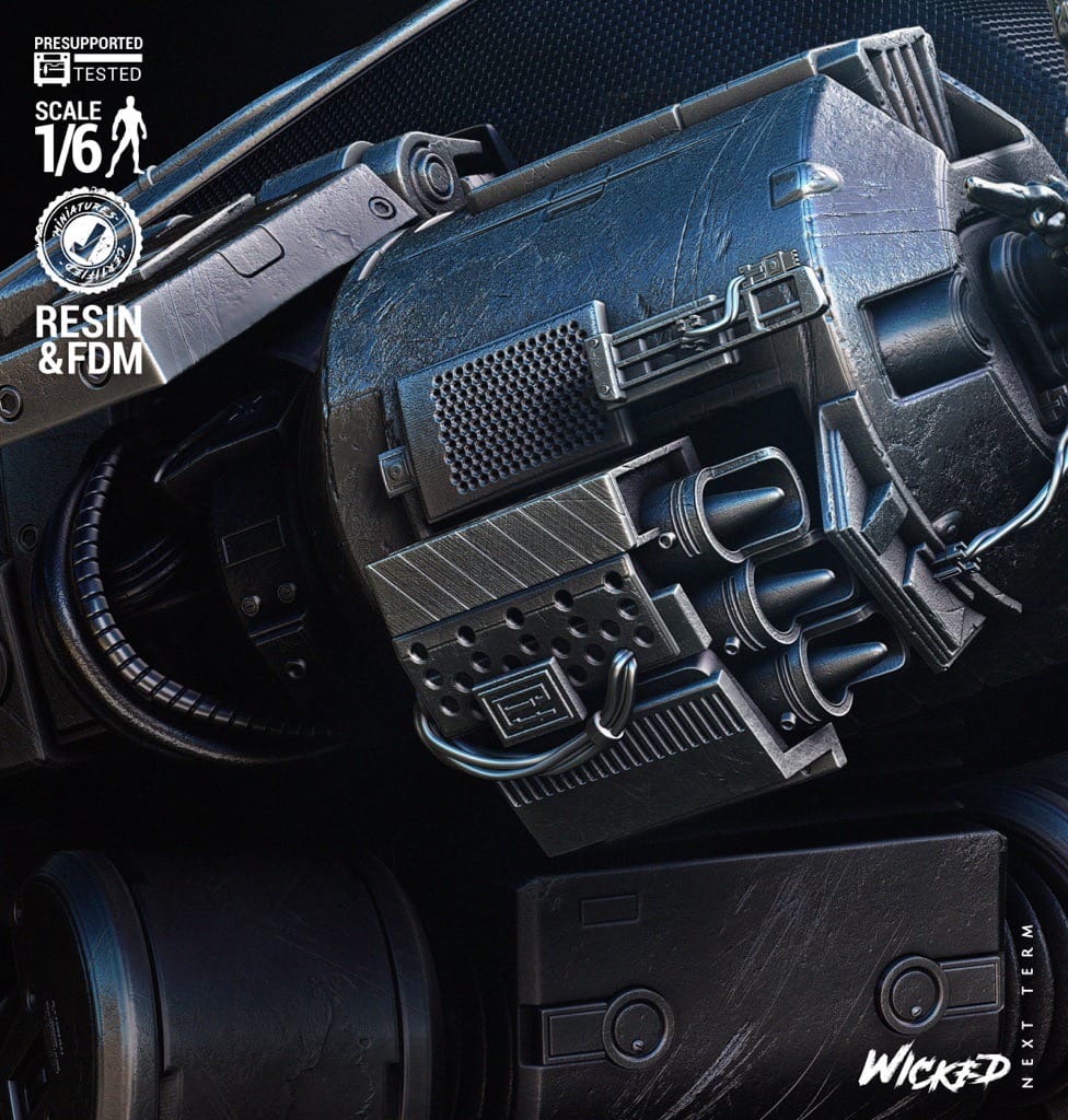 P站图纸印象馆 3DWicked 机械战警 ED-209 3DWicked 机械战警 ED-209