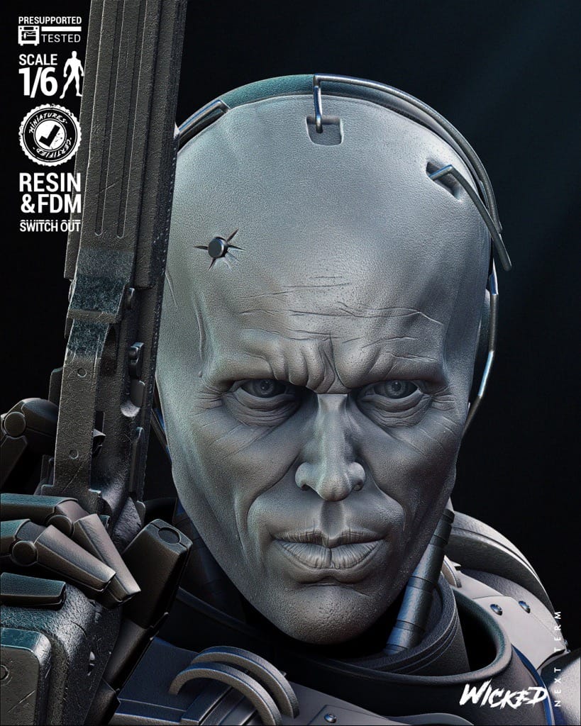 P站图纸印象馆 3DWicked 机械战警 3DWicked 机械战警