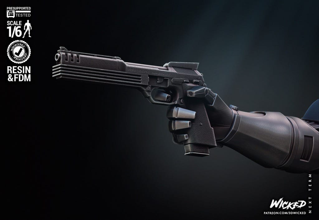 P站图纸印象馆 3DWicked 机械战警和ED-209 3DWicked 机械战警和ED-209