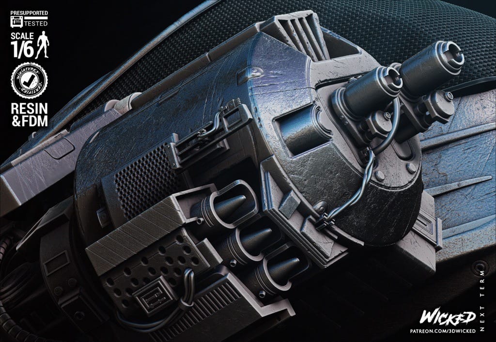 P站图纸印象馆 3DWicked 机械战警和ED-209 3DWicked 机械战警和ED-209