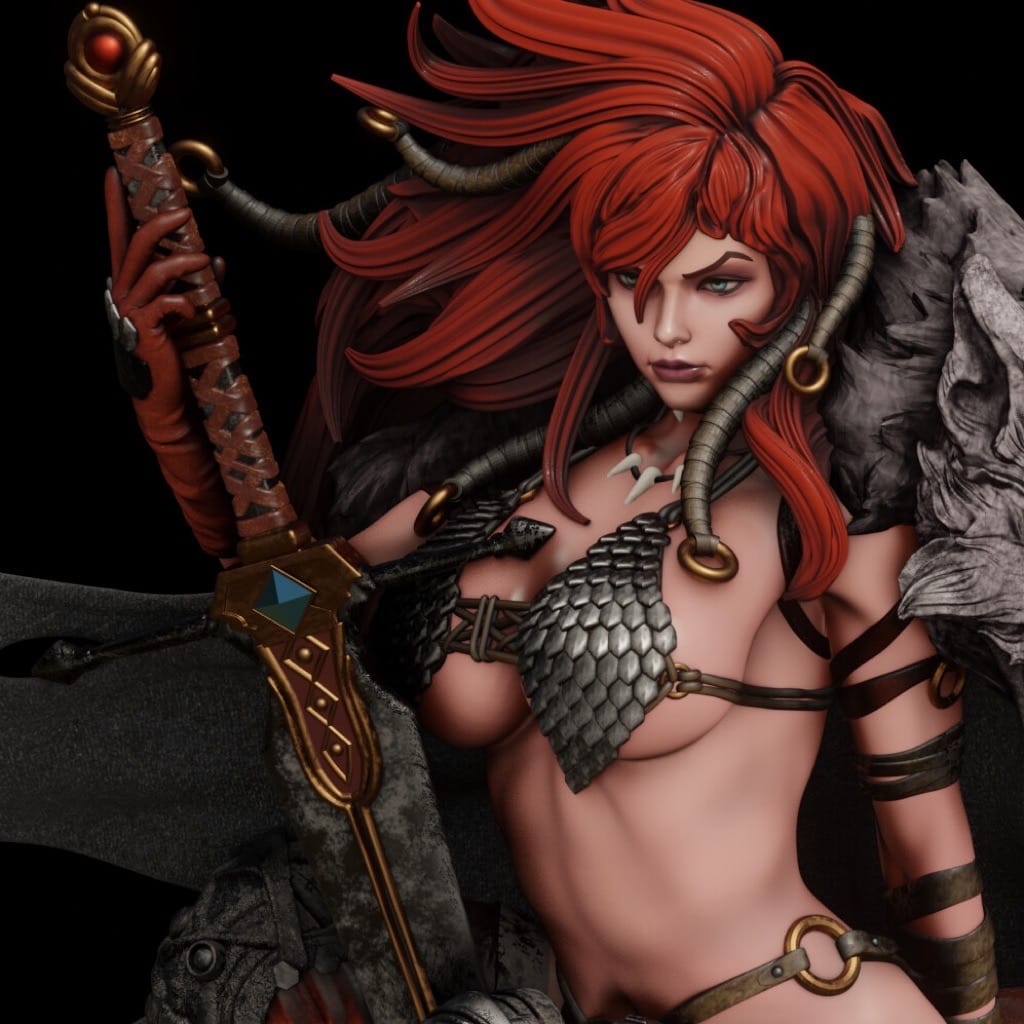 P站图纸印象馆 PgGasta 红色索尼娅 PgGasta 红色索尼娅