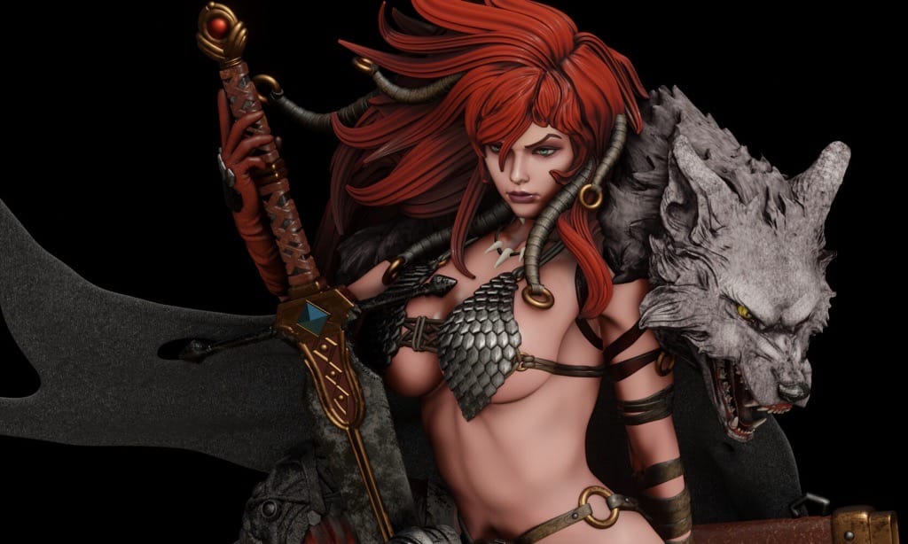 P站图纸印象馆 PgGasta 红色索尼娅 PgGasta 红色索尼娅