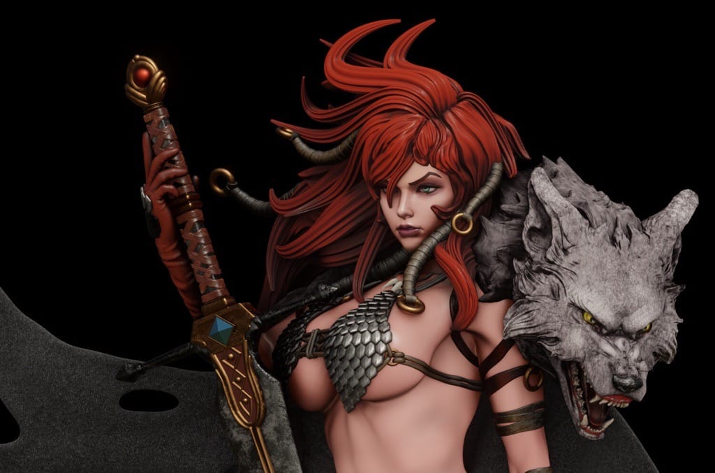 P站图纸印象馆 PgGasta 红色索尼娅 PgGasta 红色索尼娅