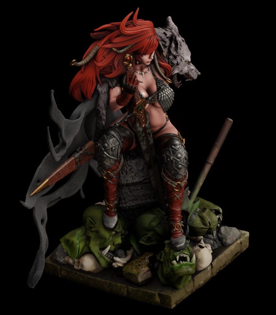 P站图纸印象馆 PgGasta 红色索尼娅 PgGasta 红色索尼娅