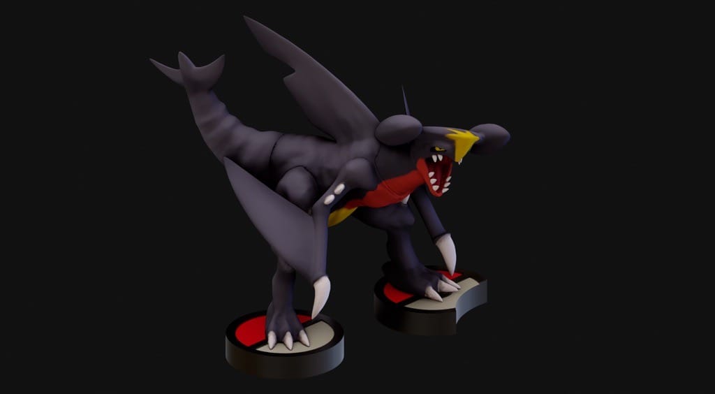 P站图纸印象馆 PgGasta 精灵宝可梦 烈咬陆鲨 PgGasta 精灵宝可梦 烈咬陆鲨