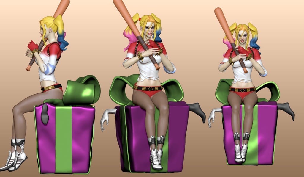 P站图纸印象馆 PgGasta DC漫画 小丑女 哈莉·奎茵 PgGasta DC漫画 小丑女 哈莉·奎茵