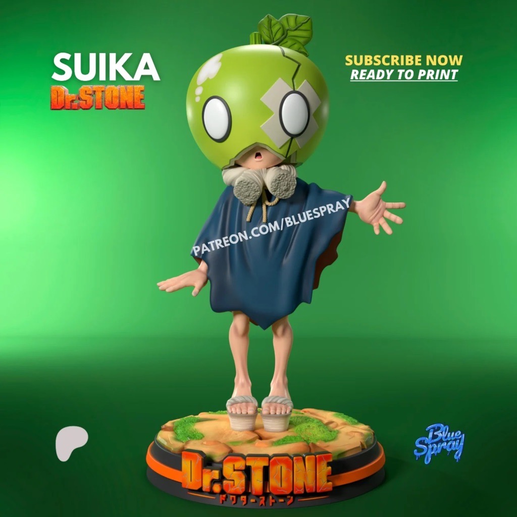 P站图纸印象馆 Blue Spray 石纪元 西瓜 Blue Spray 石纪元 西瓜