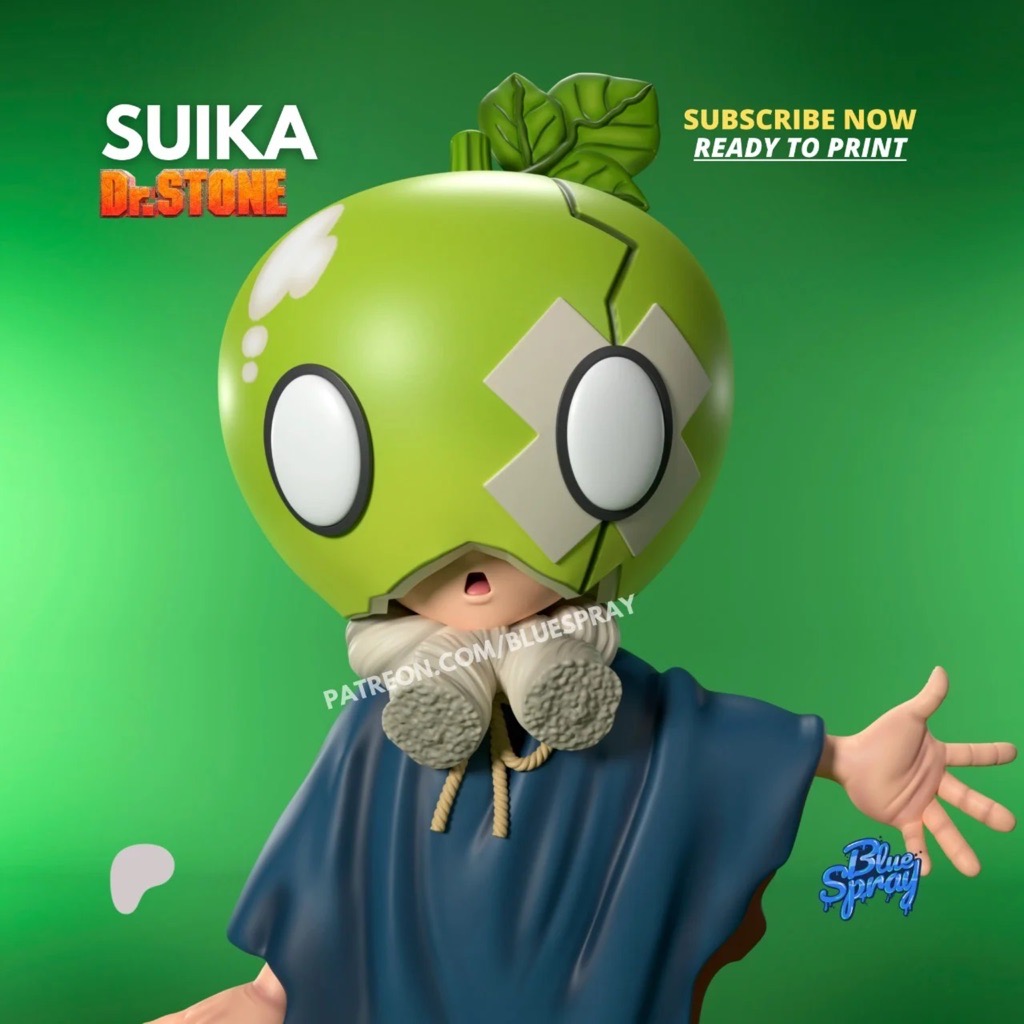 P站图纸印象馆 Blue Spray 石纪元 西瓜 Blue Spray 石纪元 西瓜