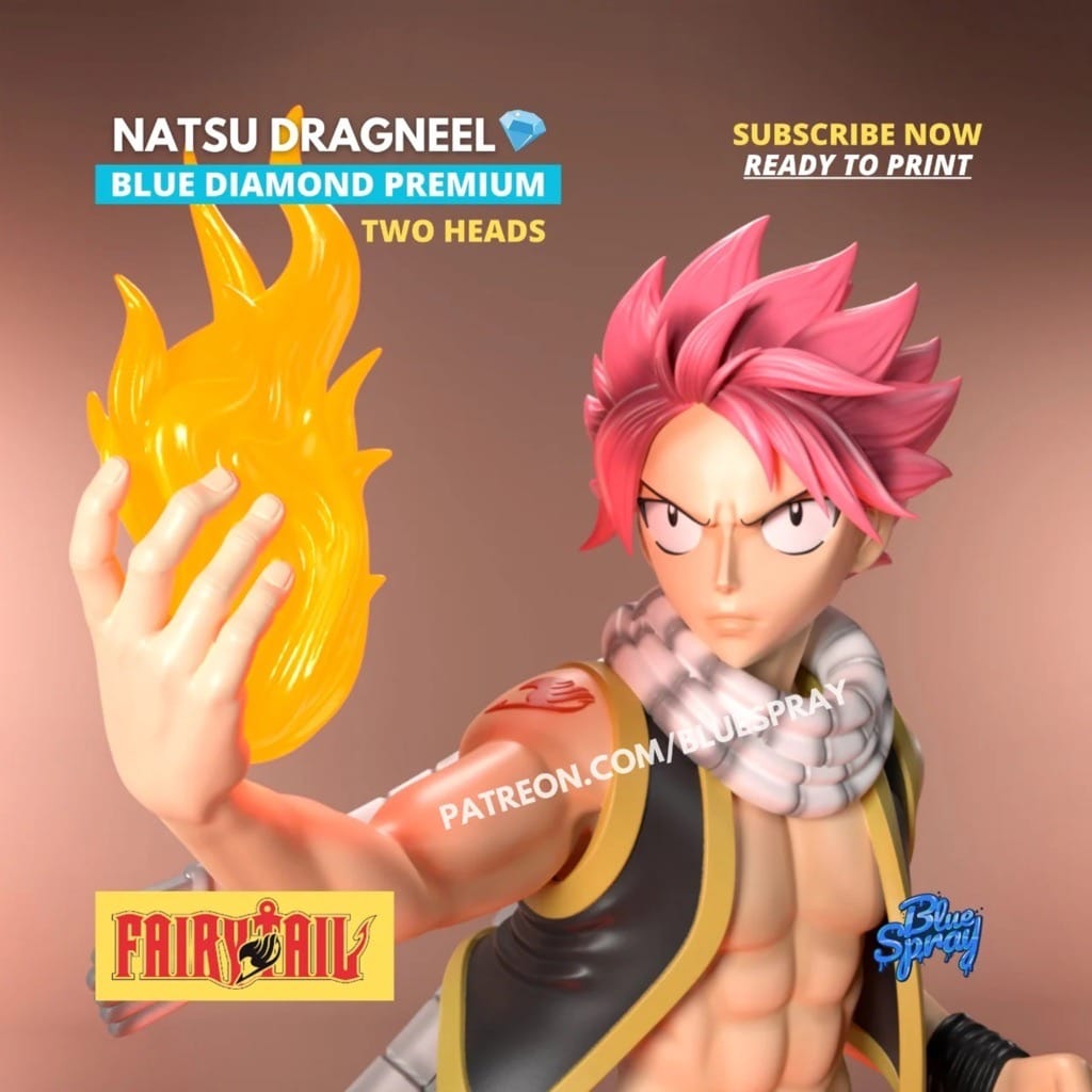 P站图纸印象馆 Blue Spray 妖精的尾巴 火龙纳兹 Blue Spray 妖精的尾巴 火龙纳兹