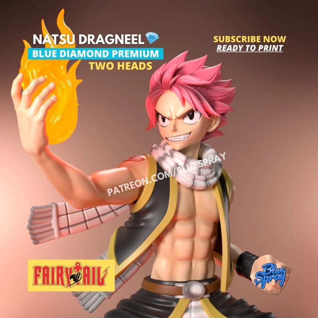 P站图纸印象馆 Blue Spray 妖精的尾巴 火龙纳兹 Blue Spray 妖精的尾巴 火龙纳兹