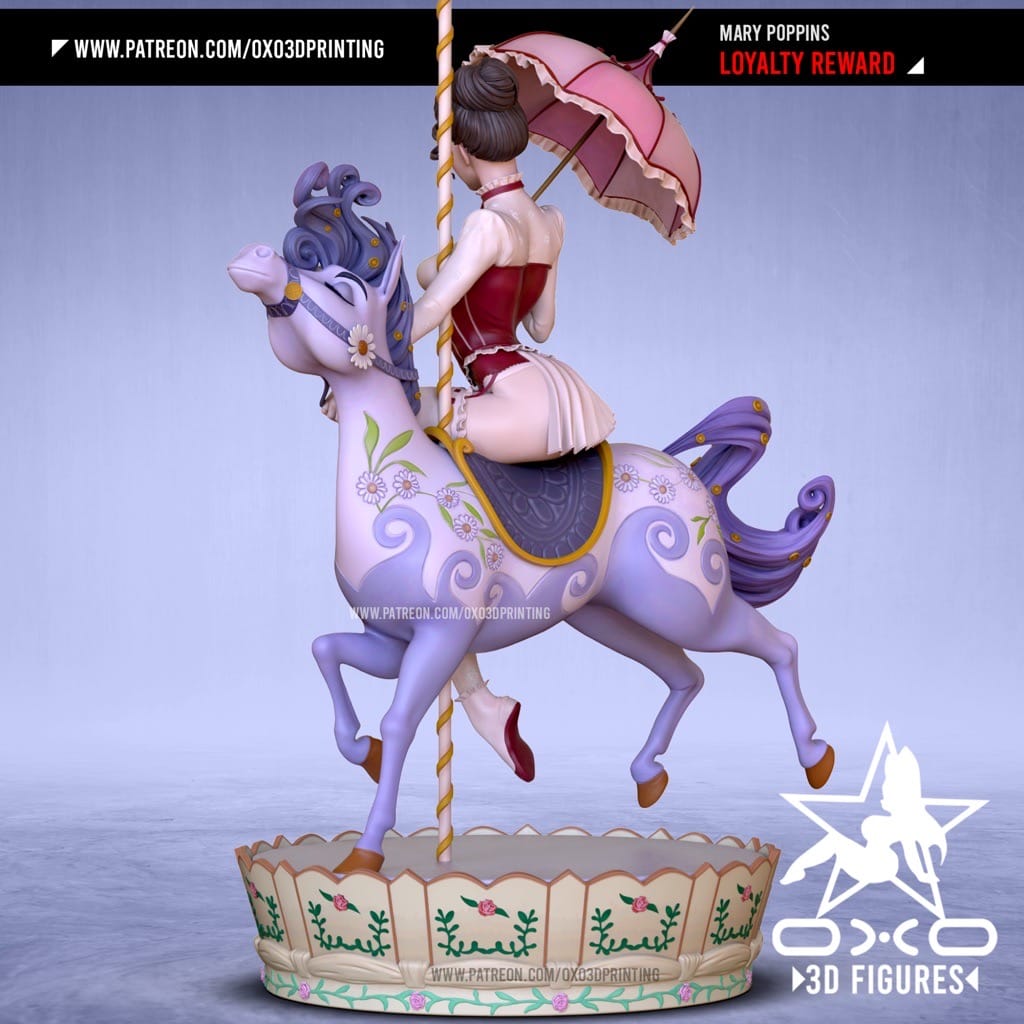 P站图纸印象馆 OXO3D 欢乐满人间 玛丽·波平斯 OXO3D 欢乐满人间 玛丽·波平斯