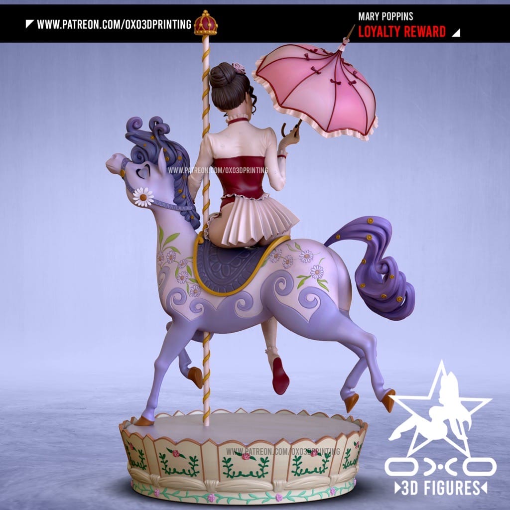 P站图纸印象馆 OXO3D 欢乐满人间 玛丽·波平斯 OXO3D 欢乐满人间 玛丽·波平斯