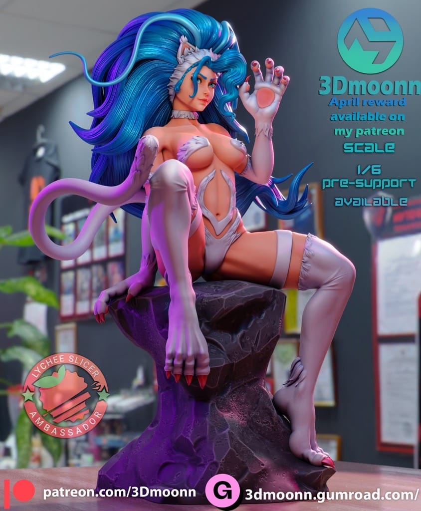 P站图纸印象馆 3Dmoonn 恶魔战士 菲莉西亚 3Dmoonn 恶魔战士 菲莉西亚