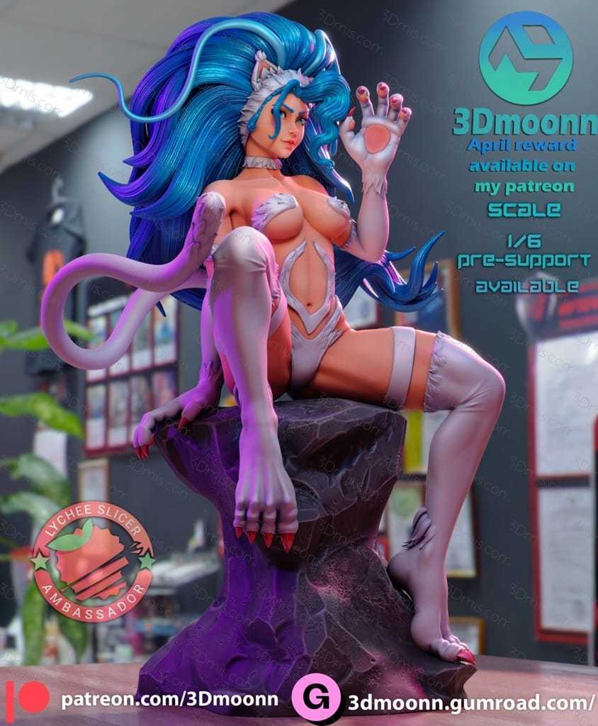 3Dmoonn 恶魔战士 菲莉西亚