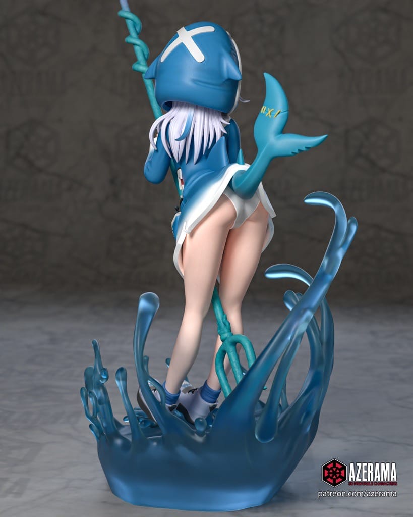 P站图纸印象馆 Azerama vtuber 噶呜·古拉 Azerama vtuber 噶呜·古拉