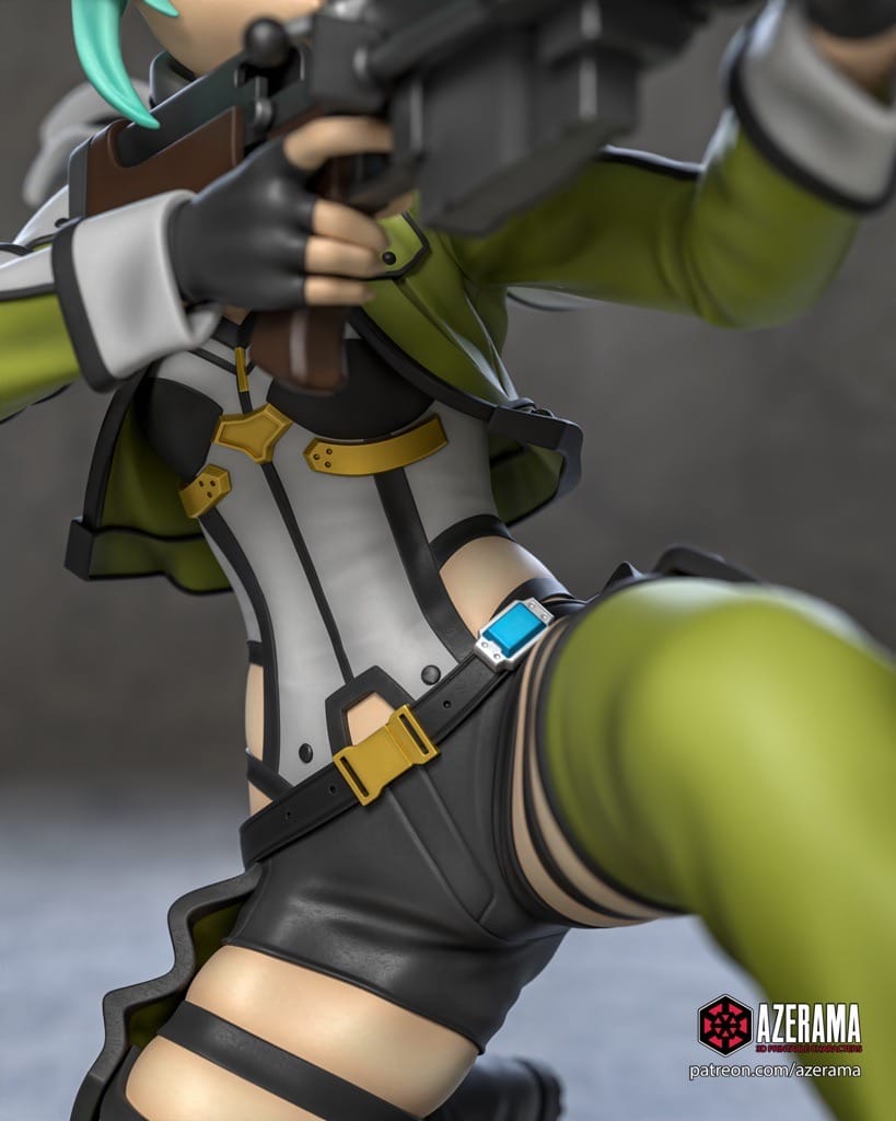 P站图纸印象馆 Azerama 刀剑神域 诗乃 Azerama 刀剑神域 诗乃