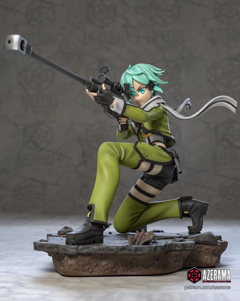 P站图纸印象馆 Azerama 刀剑神域 诗乃 Azerama 刀剑神域 诗乃