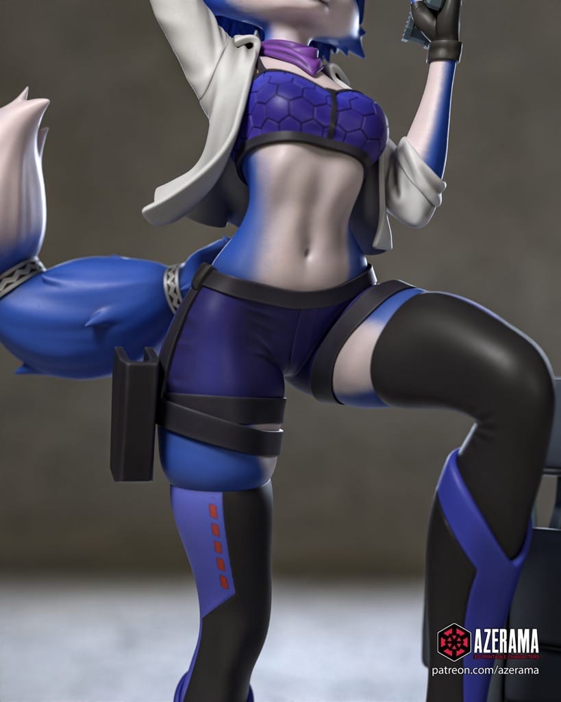 P站图纸印象馆 Azerama 星际火狐 蓝狐krystal Azerama 星际火狐 蓝狐krystal