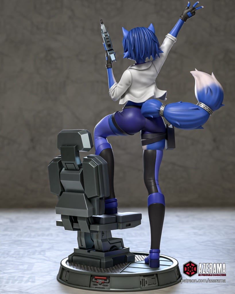 P站图纸印象馆 Azerama 星际火狐 蓝狐krystal Azerama 星际火狐 蓝狐krystal