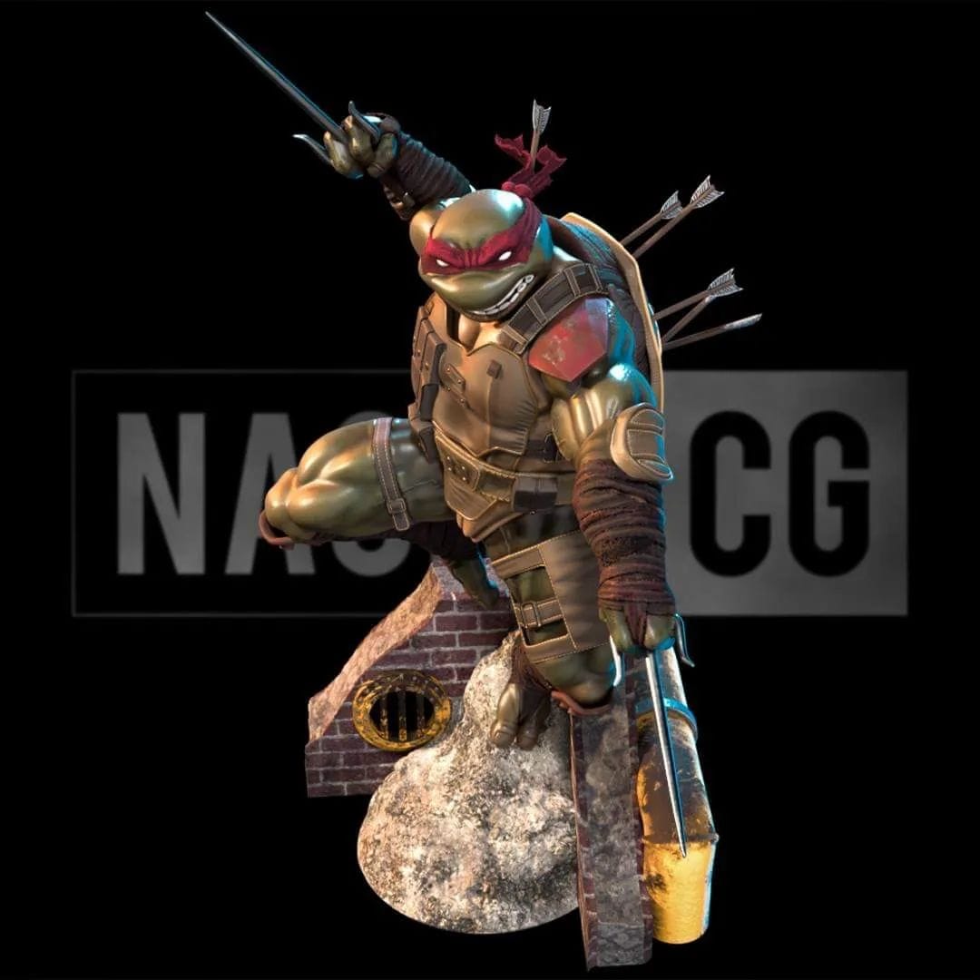 P站图纸印象馆 Nacho CG 忍者神龟 拉斐尔 Nacho CG 忍者神龟 拉斐尔