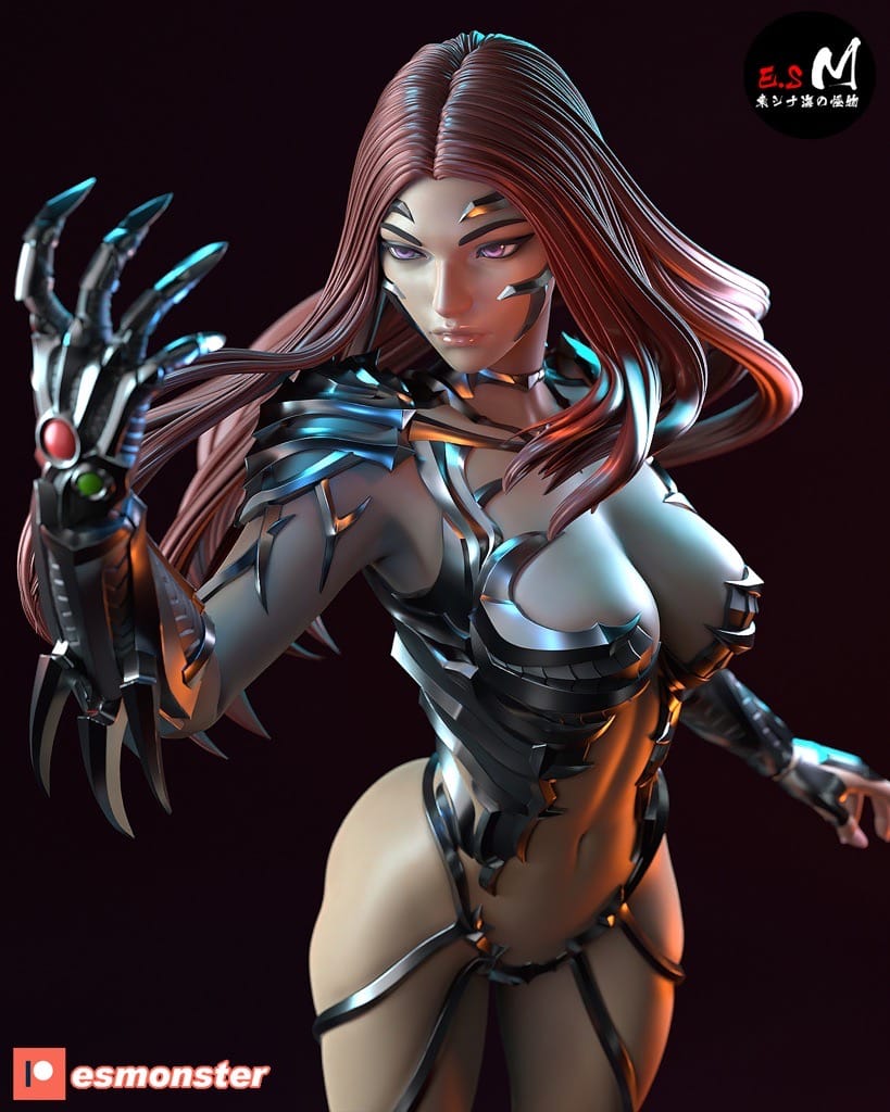 P站图纸印象馆 ESMonster 魔女之刃 萨拉·佩珍妮 ESMonster 魔女之刃 萨拉·佩珍妮