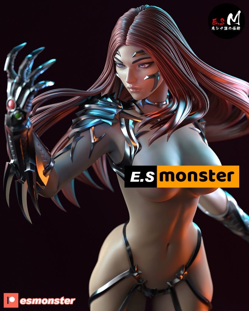 P站图纸印象馆 ESMonster 魔女之刃 萨拉·佩珍妮 ESMonster 魔女之刃 萨拉·佩珍妮
