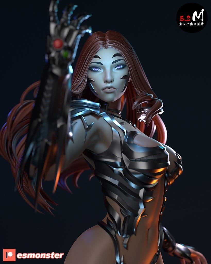 P站图纸印象馆 ESMonster 魔女之刃 萨拉·佩珍妮 ESMonster 魔女之刃 萨拉·佩珍妮