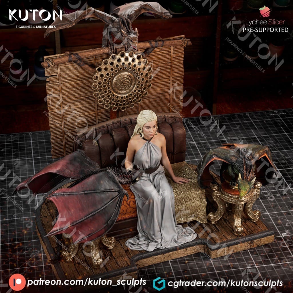 P站图纸印象馆 KUTON 冰与火 龙女丹妮莉丝 KUTON 冰与火 龙女丹妮莉丝