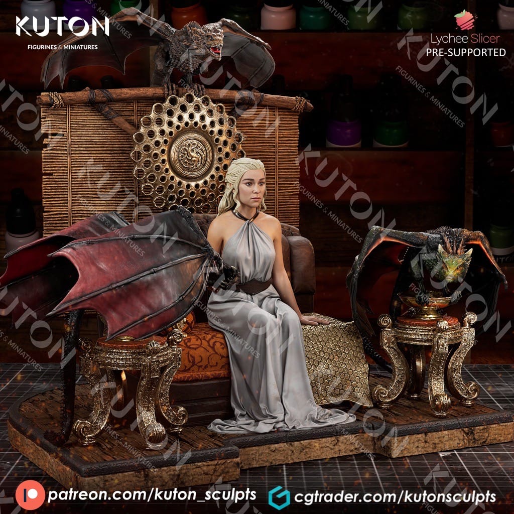 P站图纸印象馆 KUTON 冰与火 龙女丹妮莉丝 KUTON 冰与火 龙女丹妮莉丝