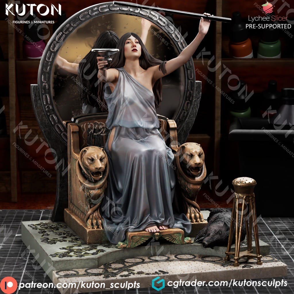 P站图纸印象馆 KUTON 世界名画 瑟茜把杯子递给尤利西斯 KUTON 世界名画 瑟茜把杯子递给尤利西斯