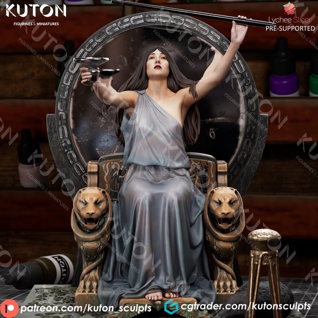 P站图纸印象馆 KUTON 世界名画 瑟茜把杯子递给尤利西斯 KUTON 世界名画 瑟茜把杯子递给尤利西斯