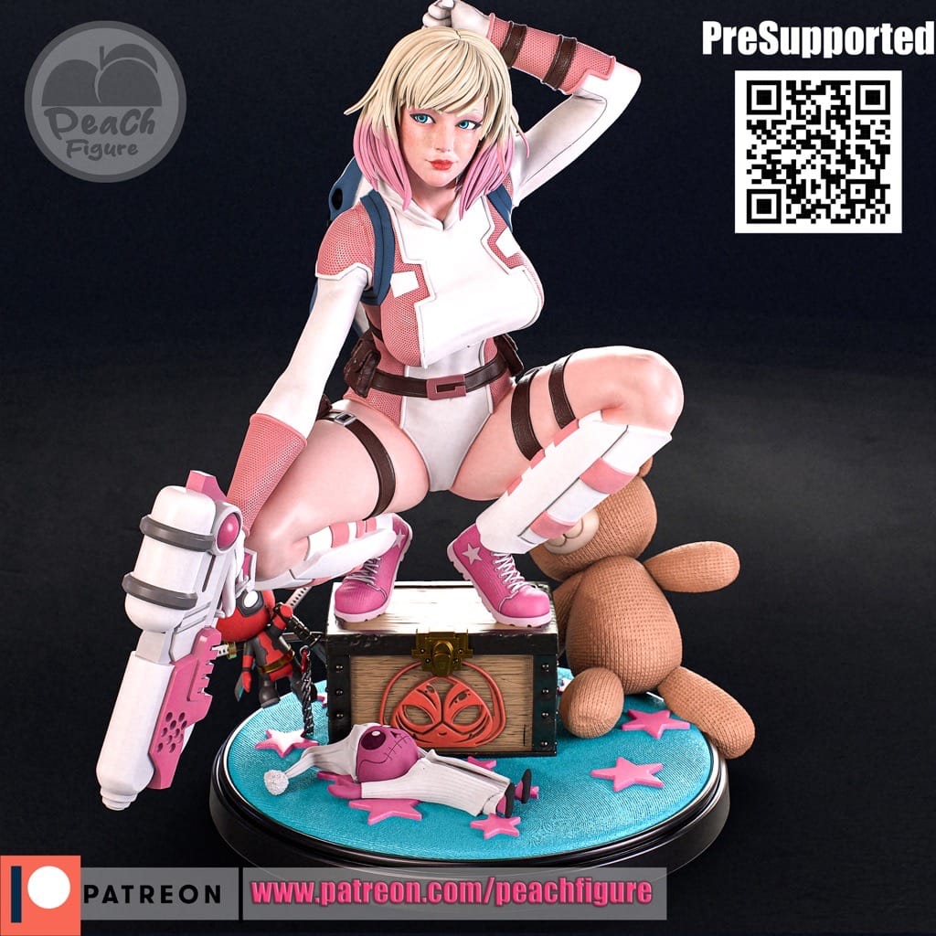 P站图纸印象馆 Peach Figure 漫威 格温侍 Peach Figure 漫威 格温侍