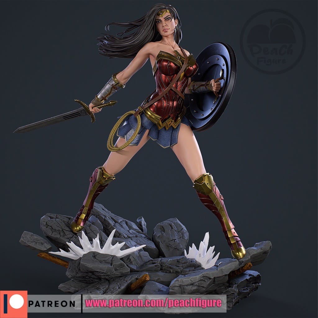 P站图纸印象馆 Peach Figure DC漫画 神奇女侠 Peach Figure DC漫画 神奇女侠