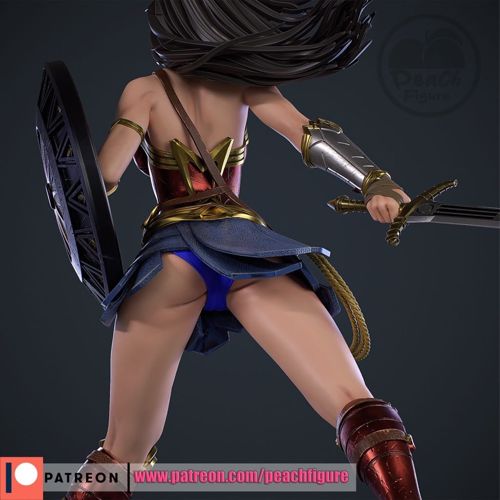 P站图纸印象馆 Peach Figure DC漫画 神奇女侠 Peach Figure DC漫画 神奇女侠