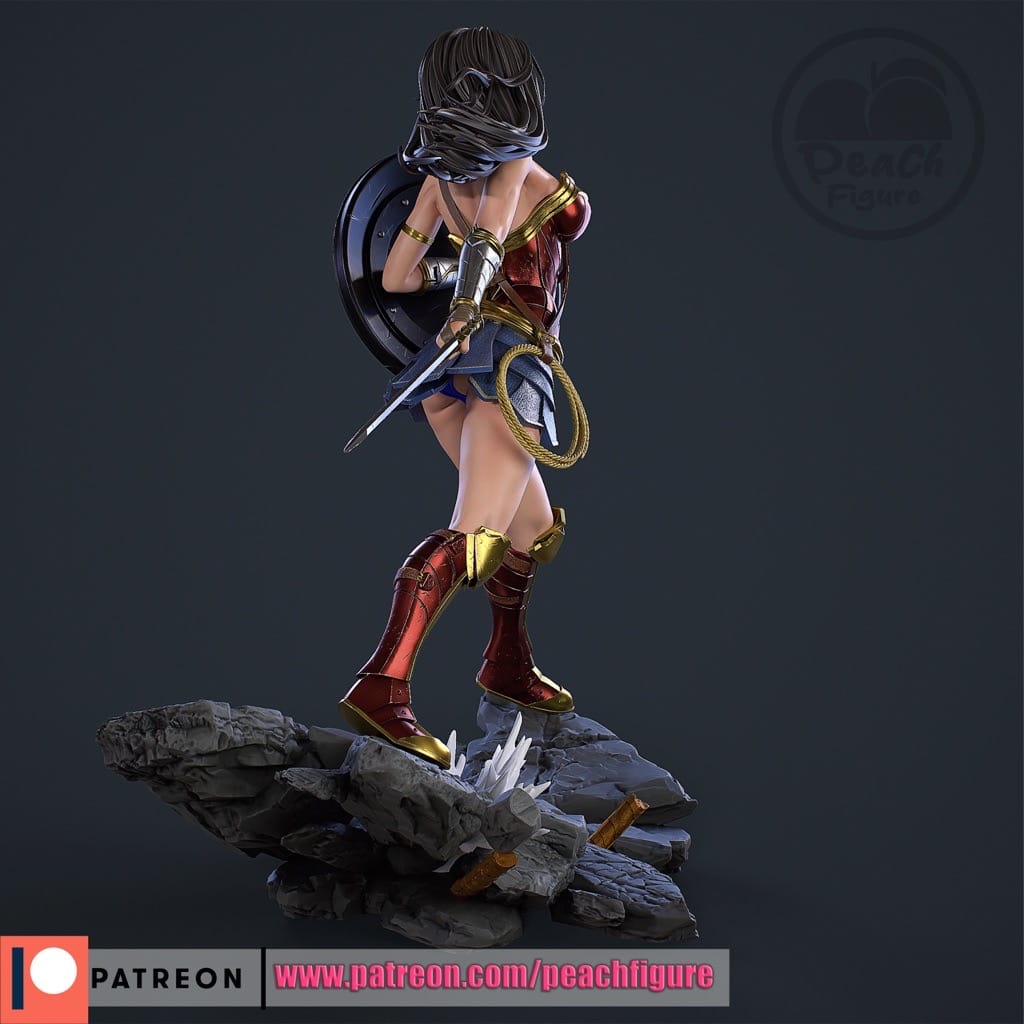 P站图纸印象馆 Peach Figure DC漫画 神奇女侠 Peach Figure DC漫画 神奇女侠