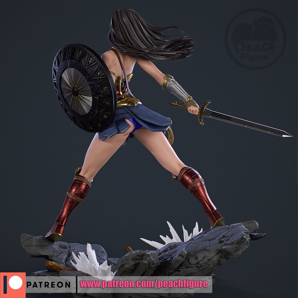 P站图纸印象馆 Peach Figure DC漫画 神奇女侠 Peach Figure DC漫画 神奇女侠