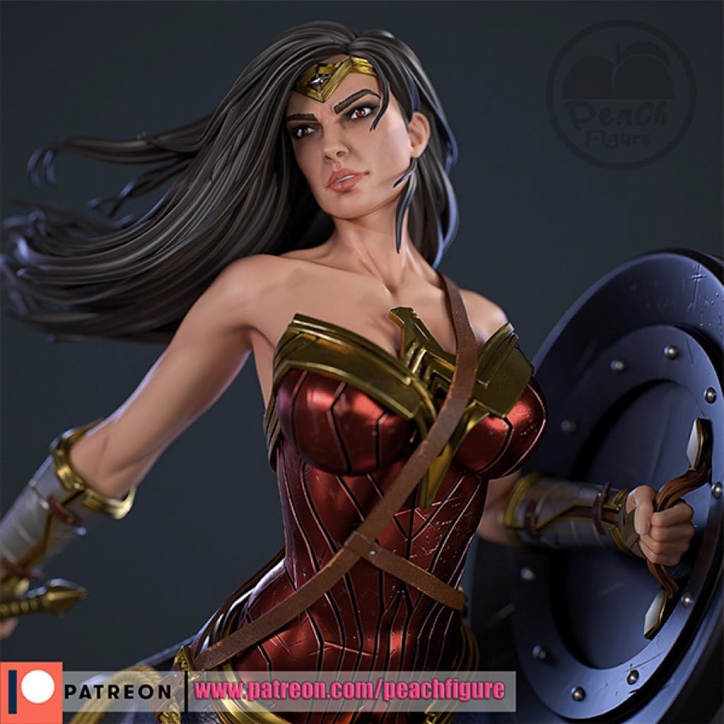 P站图纸印象馆 Peach Figure DC漫画 神奇女侠 Peach Figure DC漫画 神奇女侠