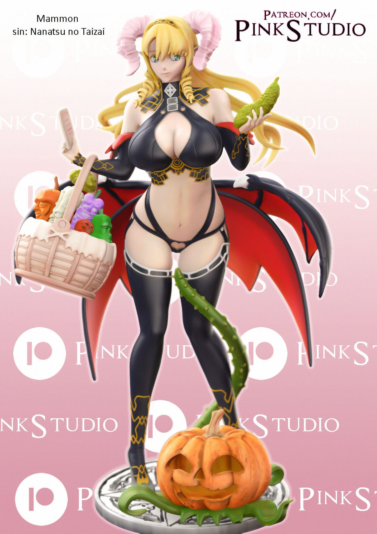 P站图纸印象馆 Pink Studio 七大罪 玛门 Pink Studio 七大罪 玛门