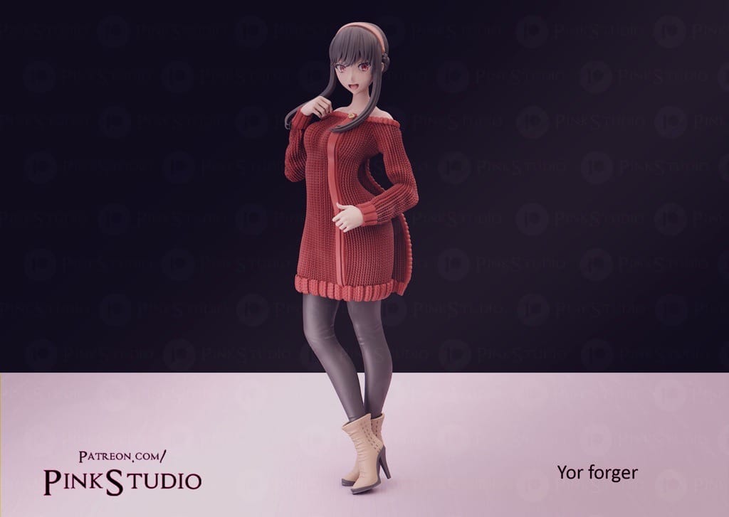 P站图纸印象馆 Pink Studio 间谍过家家 约尔·福杰 Pink Studio 间谍过家家 约尔·福杰