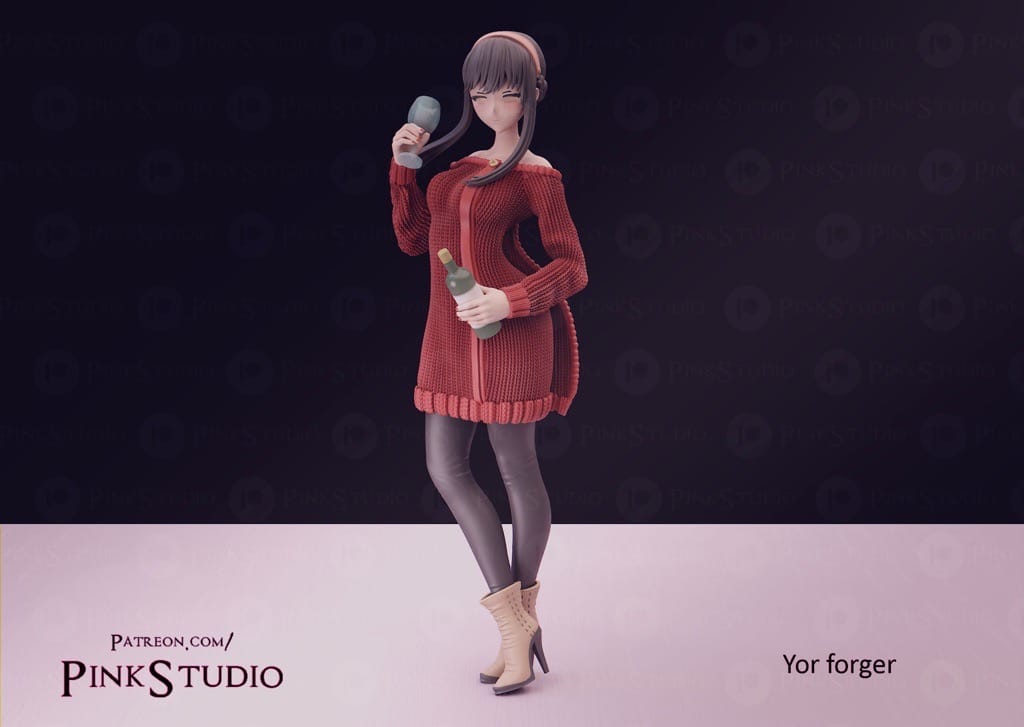 P站图纸印象馆 Pink Studio 间谍过家家 约尔·福杰 Pink Studio 间谍过家家 约尔·福杰